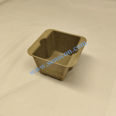 Good price Direct supply from the factory: Dark green pulp molding packaging bases for high-end perfumes. These bases are wet-pressed, waterproof and shockproof. online
