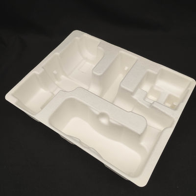 Good price OEM manufacturers customize pulp molded packaging bases for small household appliance fascia guns. These are made of white plant fibers through dry pressing. online