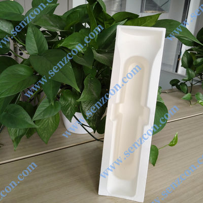 Good price Paper pulp molding packaging for small household appliances. Foldable hair straighteners and hair curling irons. Environmentally friendly white paper pulp molding inner lining packaging. online