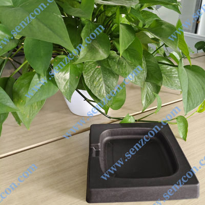 Good price Direct factory supply of electronic products. Black embedded environmentally friendly pulp molding packaging base for TV set-top boxes, which is shockproof and drop-proof. online