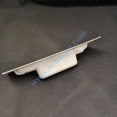 Good price Factory-customized white pulp-molded base for voice recorders, embedded with anti-drop and anti-vibration plant fibers, suitable for wet pressing and dry pressing. online