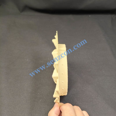 Good price Factory direct supply of yellow pulp-molded lotus-shaped packaging bases, used for jewelry and food. Environmentally friendly, degradable, scratch-resistant, and food-grade. online