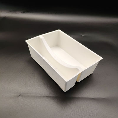 Good price Factory-direct pulp molded eco-friendly white boxes made of plant fiber sugarcane pulp by wet pressing, suitable for electronic products, with shockproof and drop-proof functions, and biodegradable. online